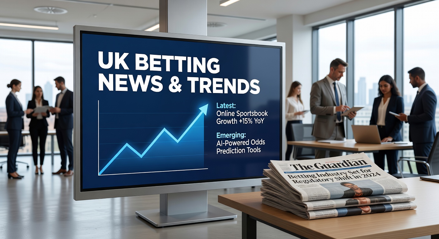 Chart illustrating the UK betting market's projected growth from $8.7 billion in 2024 to $13 billion by 2033, highlighting the 5.4% CAGR trajectory