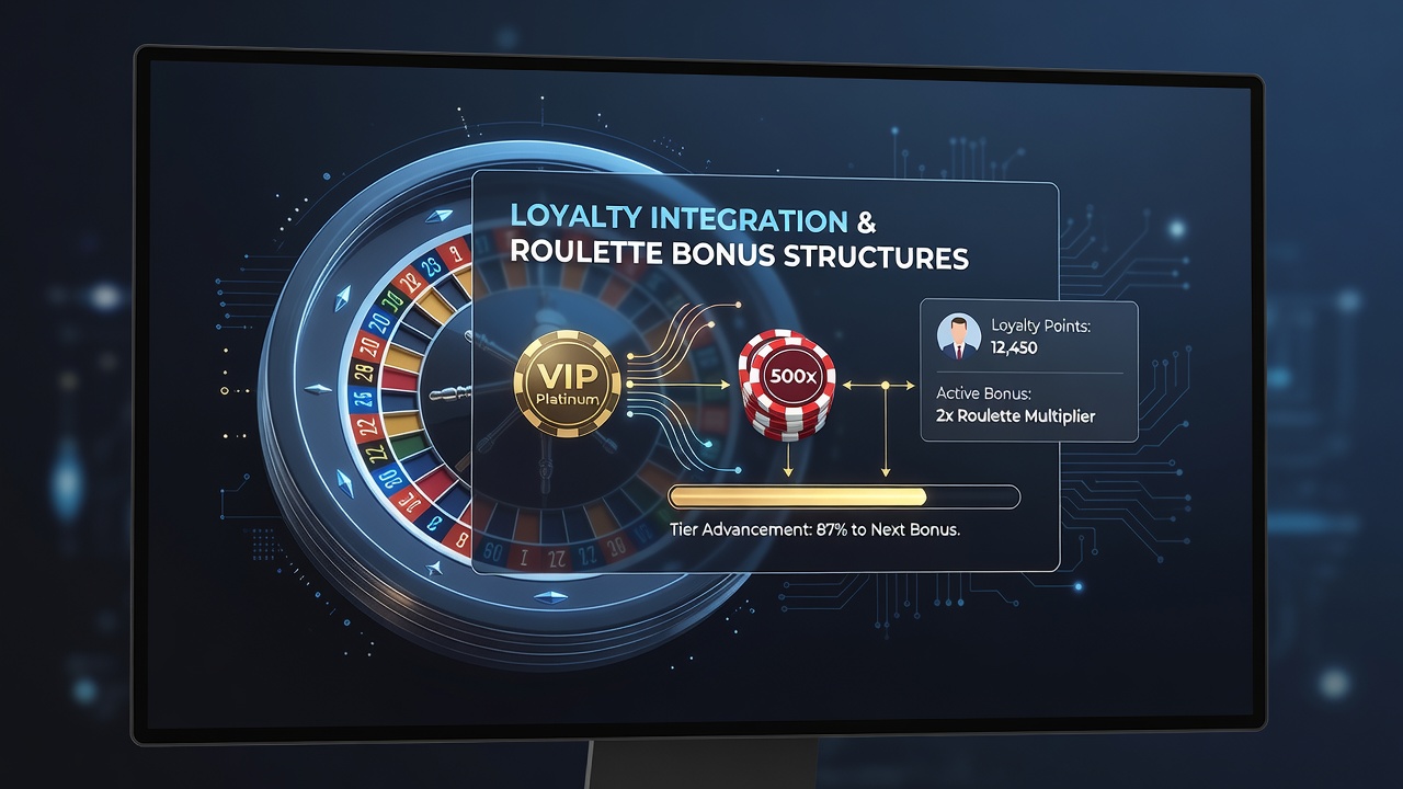 Digital interface showing loyalty points accumulating during roulette sessions on a mobile casino app