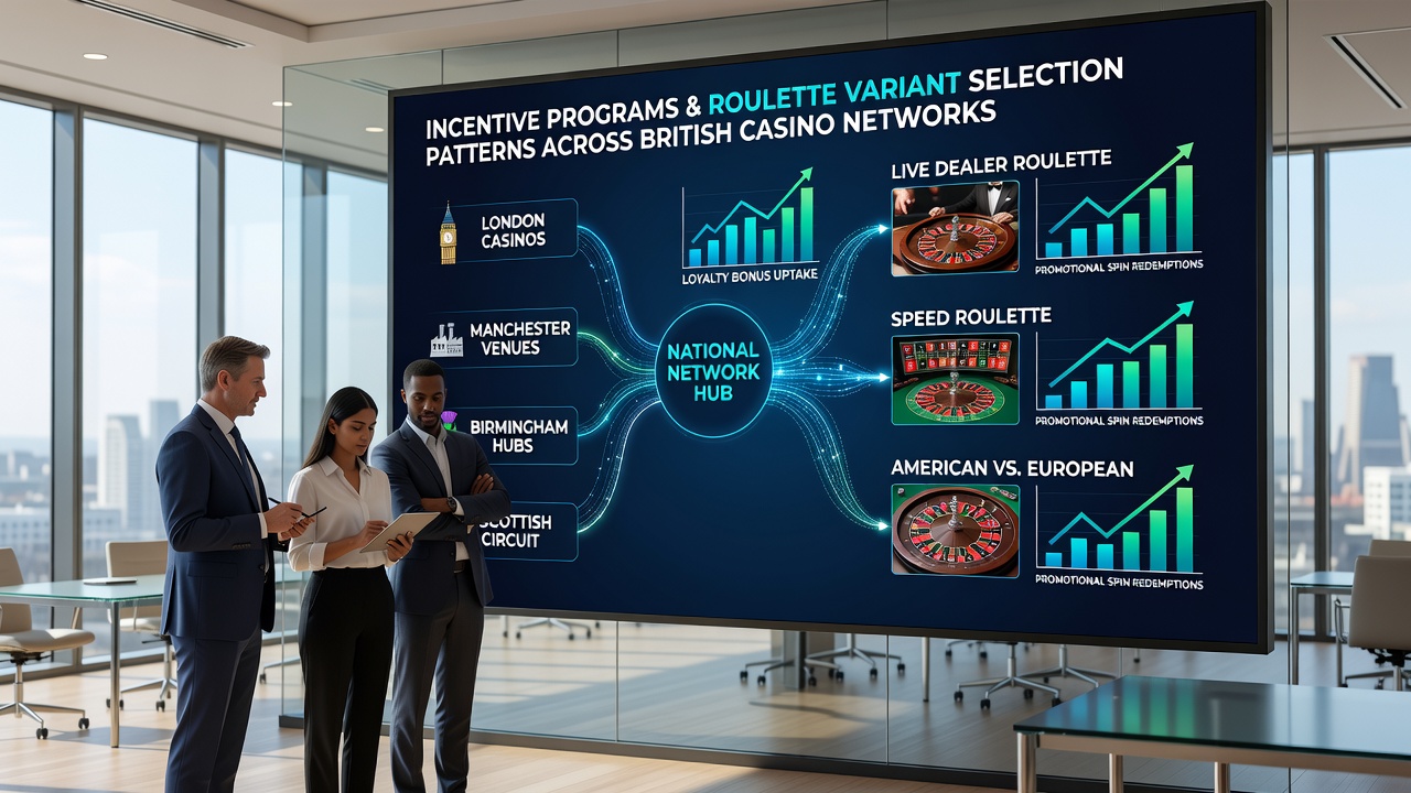 Mobile casino interfaces showing roulette variant options and active incentive tracking in British networks
