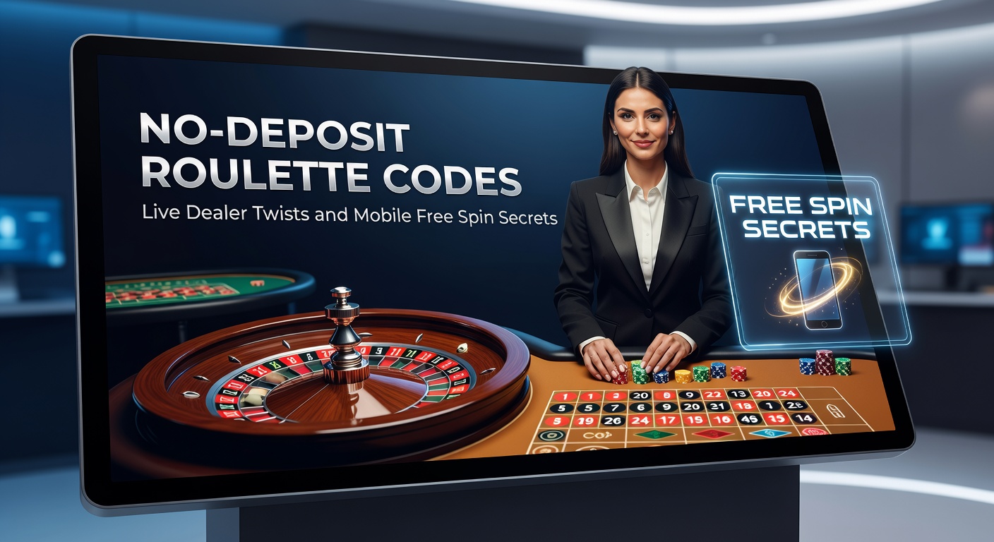 Mobile phone displaying a live roulette table with no-deposit code entry popup and free spins accumulating on a vibrant app interface