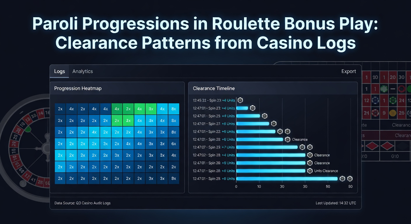 Visual breakdown of a Paroli progression sequence on a roulette table, showing bet increases after wins