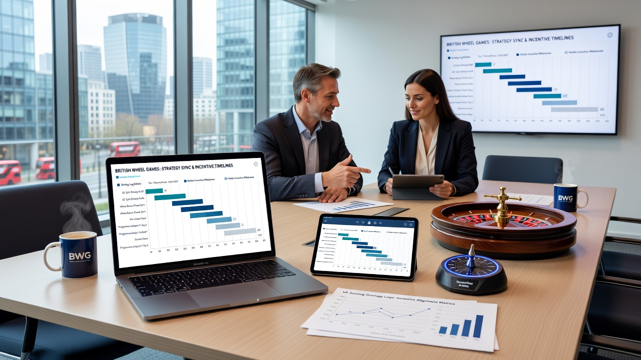 Dashboard view of aligned strategy logs and mobile incentive timelines in British wheel gaming